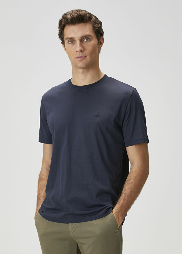 Beymen Club Relaxed Fit Navy Blue T-Shirt - 2