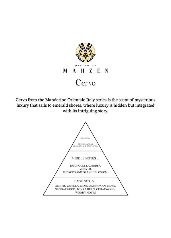 Parfum de Mahzen Cervo Extraıt De 100 ml Unısex Parfüm - 3