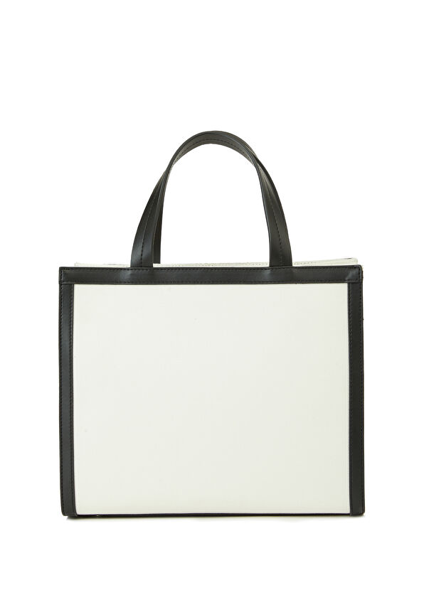 Beymen Club Medium Ekru Kadın Kanvas Çanta - 3