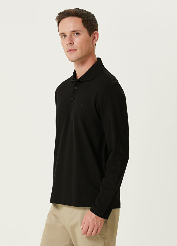 Beymen Club Siyah Uzun Kollu Pike Sweatshirt - 4