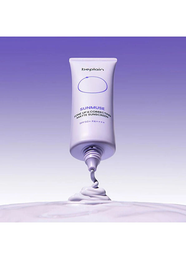 Beplain Sunmuse Tone Up SPF50+ PA++++ Mat Renk Eşitleyici Güneş Kremi 50 ml - 4