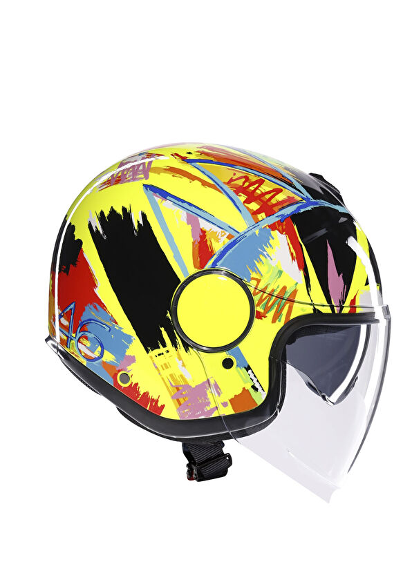 Agv Eteres Rossi Winter Test Açık Motosiklet Kaskı 2019   - 3