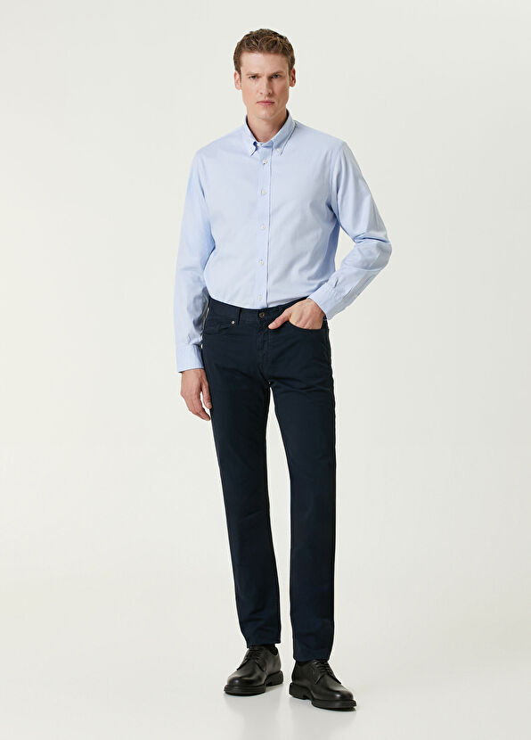 Beymen Collection Navy Blue Pants - 1