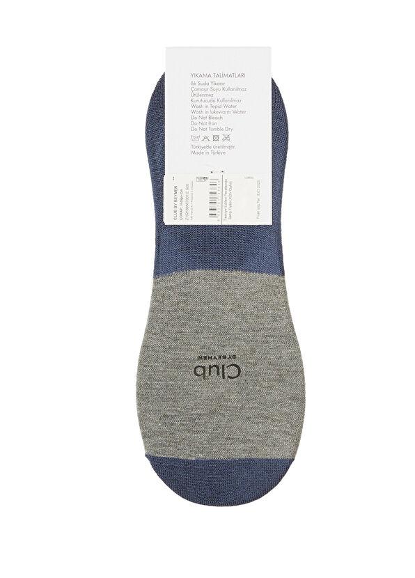 Beymen Club Gri Mavi Erkek Çorap - 2