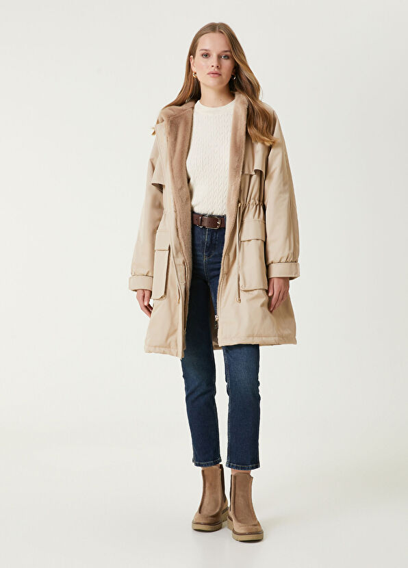 Beymen Club Beige Lined Coat - 1
