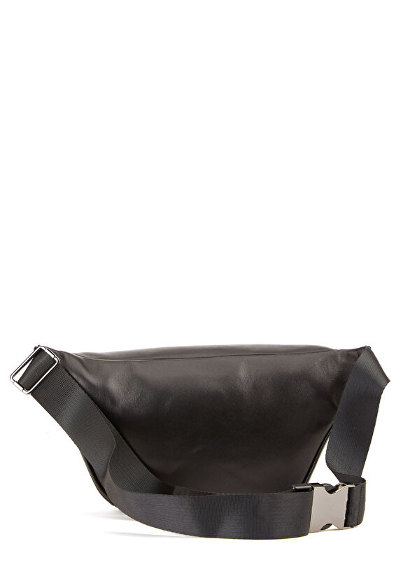 Beymen Club Siyah Logolu Deri Bel Çantası - 3