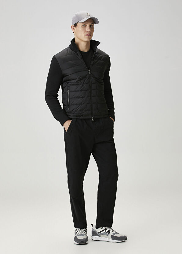 Moncler Black Quilted Garnish Coat - 1