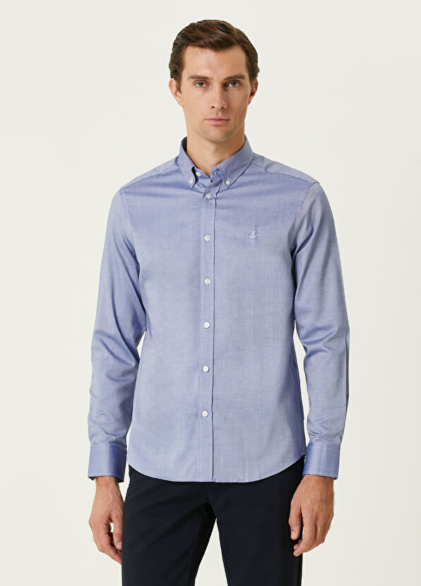 Beymen Club Comfort Fit Dark Blue Shirt - 1