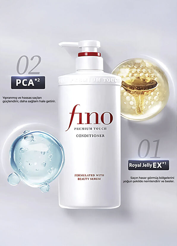 Fino Premium Touch Moisturizing Hair Care Cream for Dry and Damaged Dyed Hair 550 ml - 3