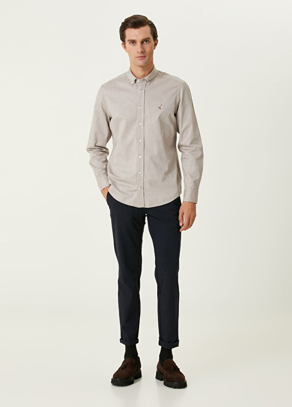 Comfort Fit Vizon Oxford Gömlek Beymen Club Comfort Fit Vizon Oxford Gömlek - 3
