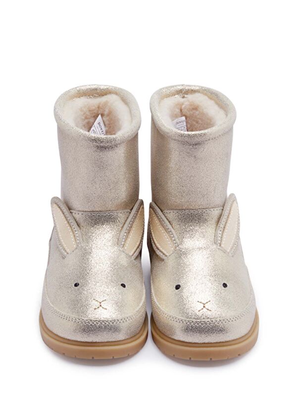 Xelly Silver Unisex Çocuk Deri Bot - Görsel 4