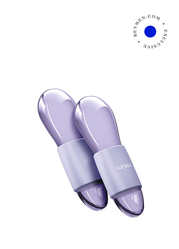 Geske Cool & Warm Duo Eye Massager Purple Sıcak ve Soğuk Göz ve Yüz Masaj Aleti - 1