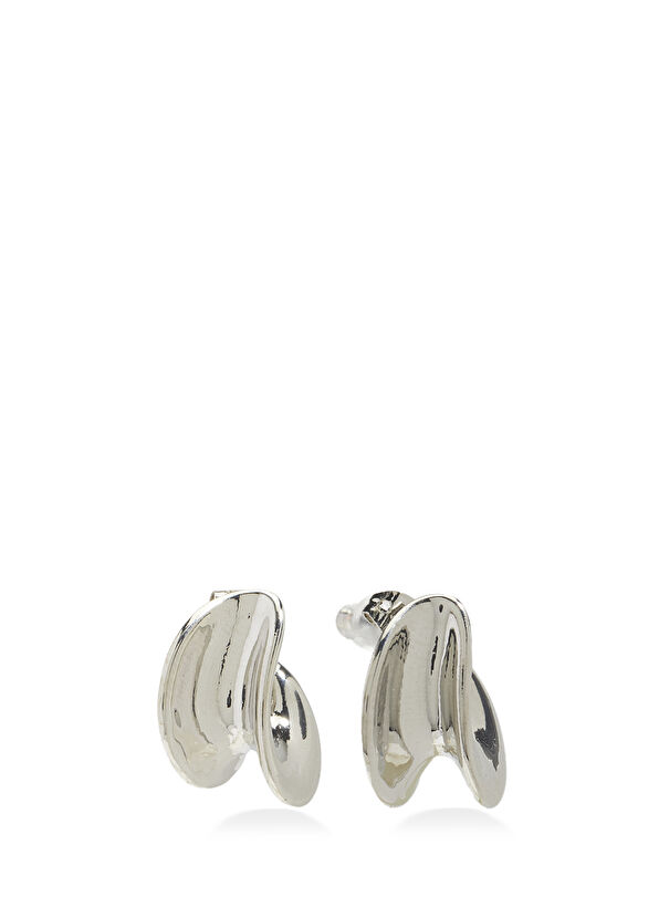 Beymen Club Silver Amorphous Women's Earrings - 2