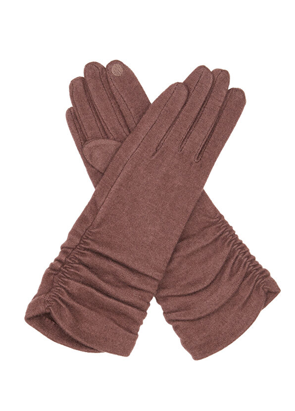 Beymen Club Brown Women's Wool Gloves - 2