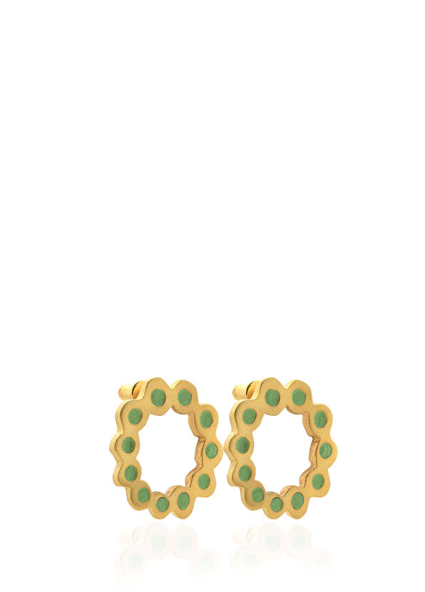 Esra Canikligil Forms Verbana Blossom Kadın Gümüş Küpe - 2