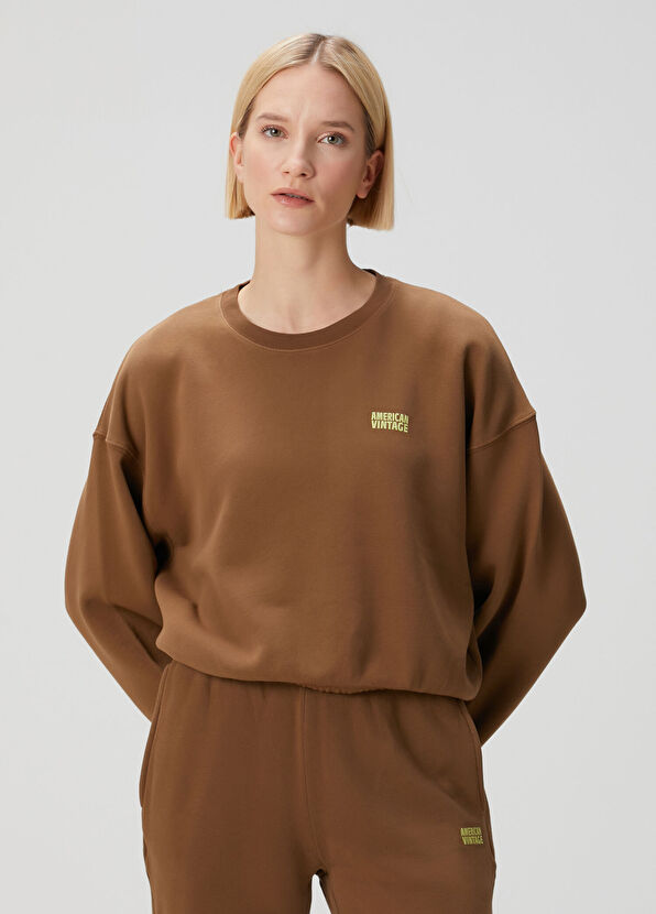 American Vintage Kahverengi Sweatshirt - 1