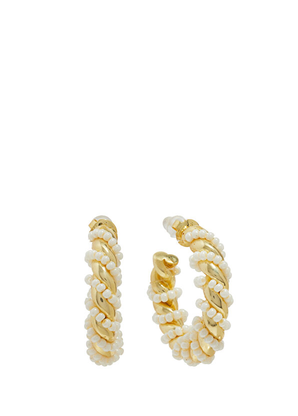 Beymen Club Gold Kadın Sarmal Küpe - 1