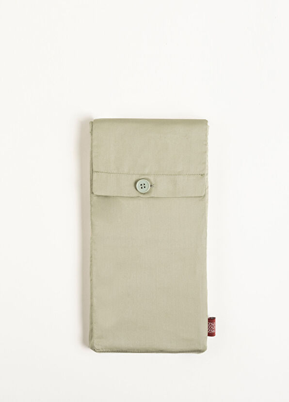 Zsa Zsa Zsu Solid Yeşil Pamuk Saten 2'li Yastık Kılıfı 50x70 cm - 2