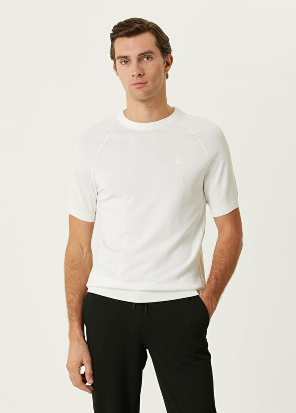 Beymen Club Kırık Beyaz Kısa Kollu Kazak - 1