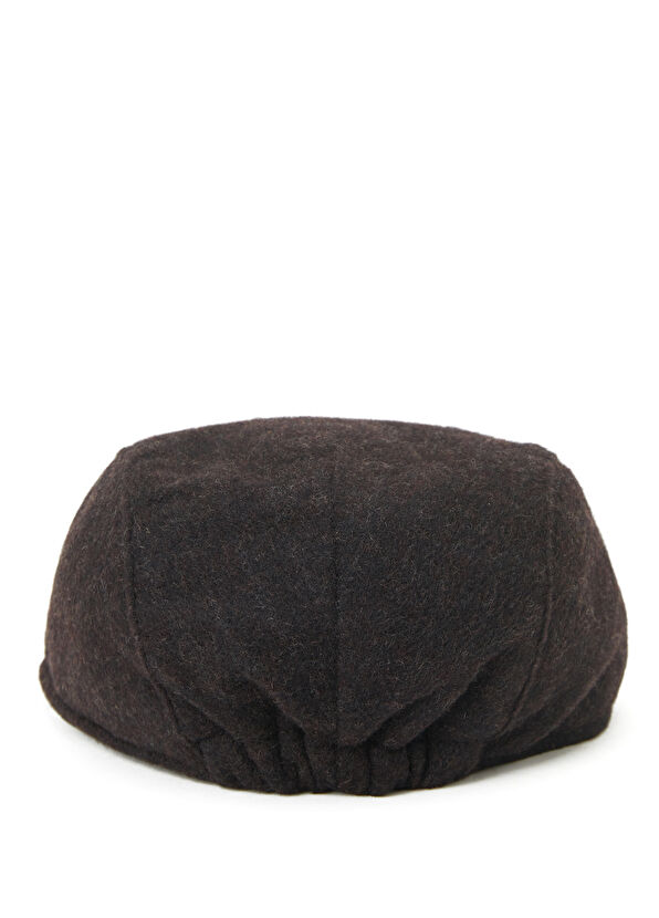 Beymen Club Kahverengi Silik Çizgili Erkek Yün Şapka - 3