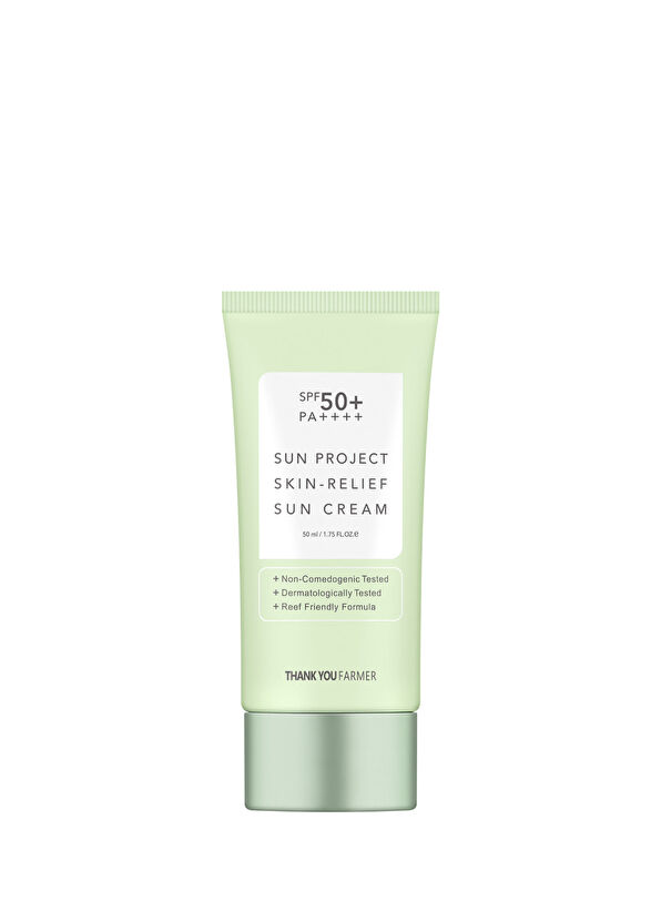 Thank You Farmer Sun Project Skin Relief Sun Cream SPF50+ PA++++ Güneş Kremi 50 ml - 1