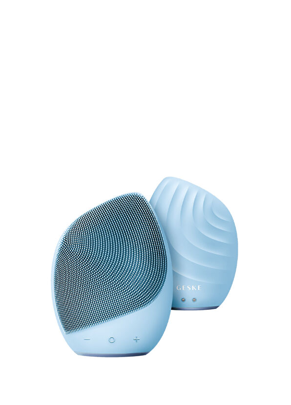 Geske Mavi Sıkılaştırıcı Temizleyici Masaj Aletli 5'li Cilt Bakım Cihazı Seti - 3