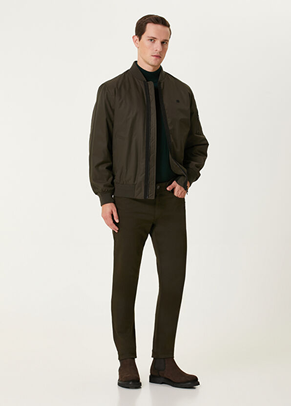 Beymen Club Slim Fit Khaki Extra Stretch Non Denim Pants - 1