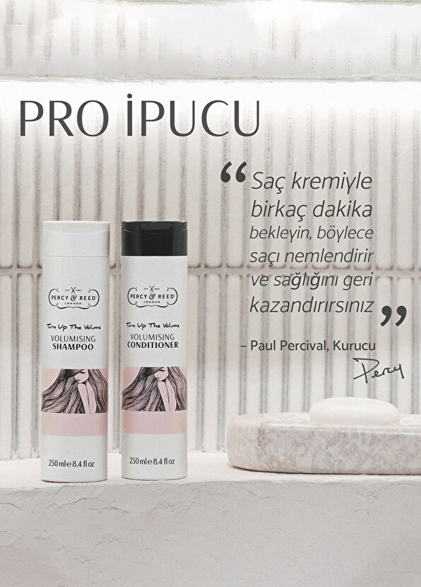 Percy & Reed Turn Up The Volume Hacimlendirici Saç Bakım Kremi 250 ml - 2