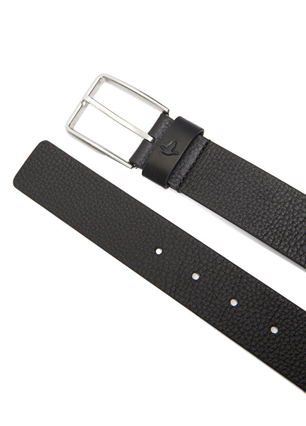 Beymen Club Siyah Antik Tokalı Erkek Deri Kemer - 2