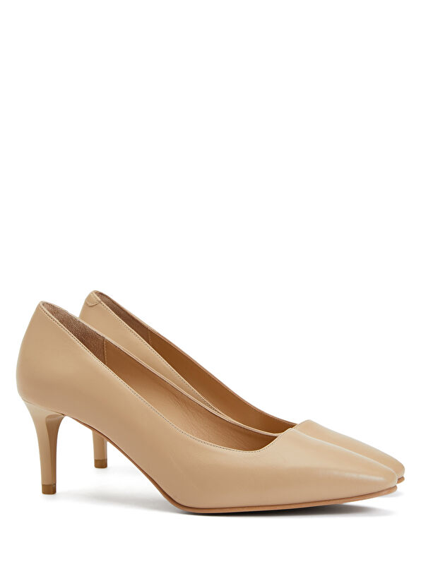 Beymen Club Nude Deri Topuklu Ayakkabı - 2