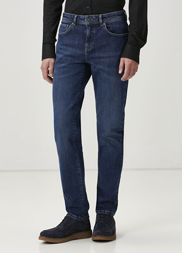 Beymen Club Blue Washed Slim Fit Jean Pants - 2