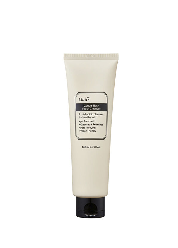 Klairs Gentle Black Facial Cleanser - Düşük pH Antioksidan Bitkisel Yüz Temizleyici 140 ml - 1