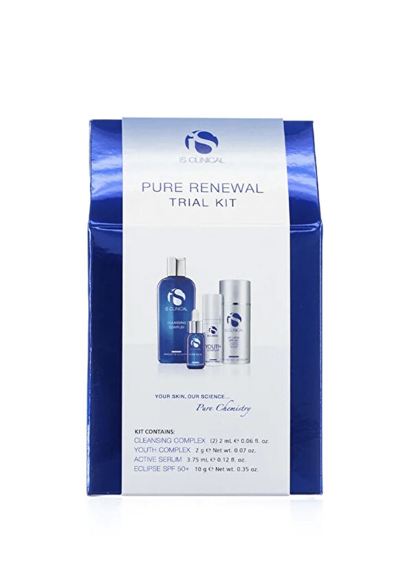 IS Clinical Pure Renewal Trial Kit Anti-Aging 4-Piece Skin Care Set - 1
