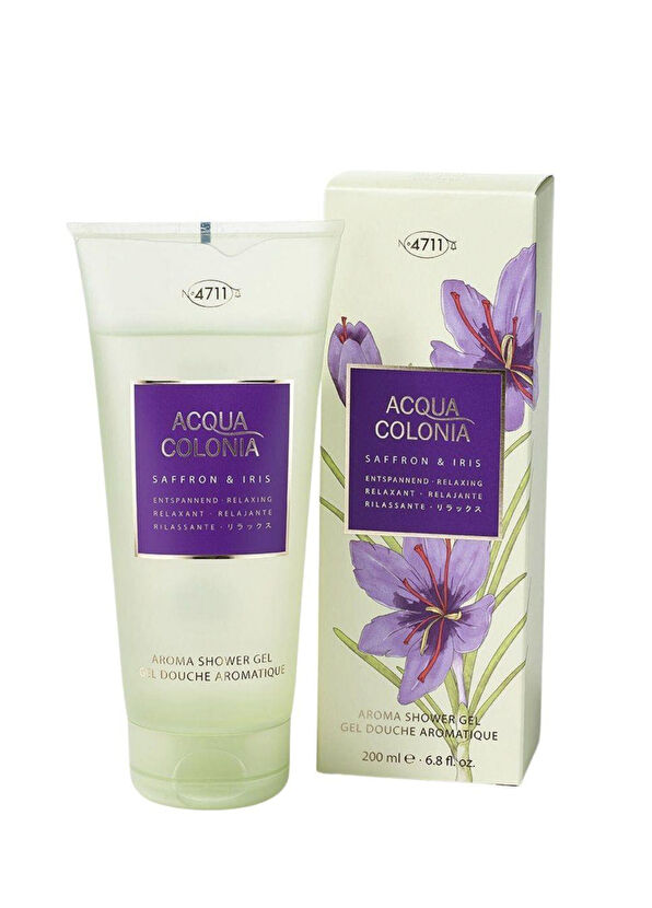 No:4711 Acqua Colonia Saffron & Iris Shower Gel Bath Gel 200 ml - 2