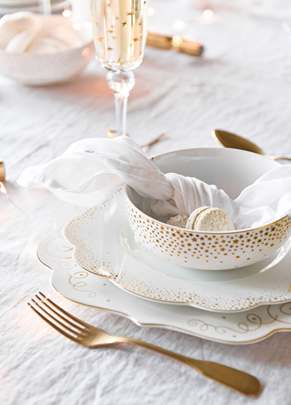 Pip Studio Royal Gold Porselen Yemek Tabağı - 4