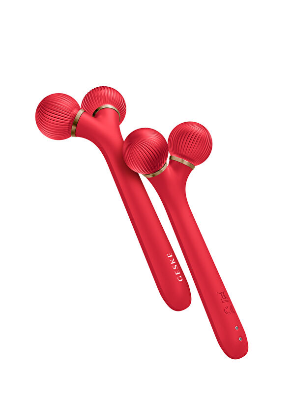 Geske Sonic Facial Roller Titreşimli Yüz Şekillendirici Roller Masaj Cihazı  - 1