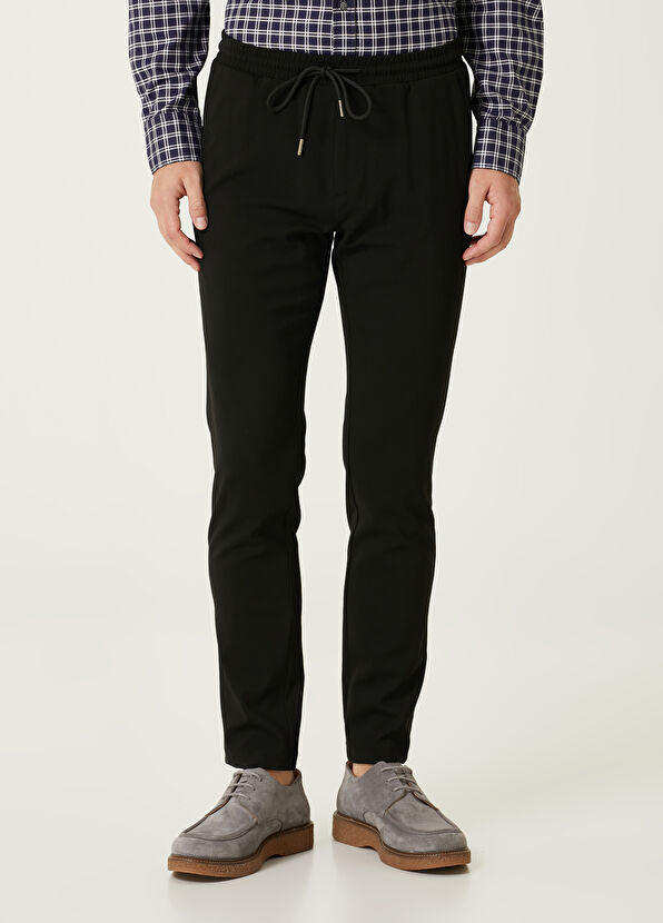 Beymen Club Siyah Beli Büzgülü Pantolon - 2