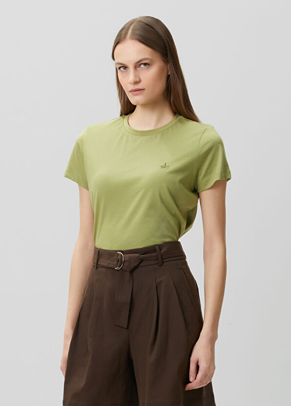 Beymen Club Oil Green T-Shirt - 4