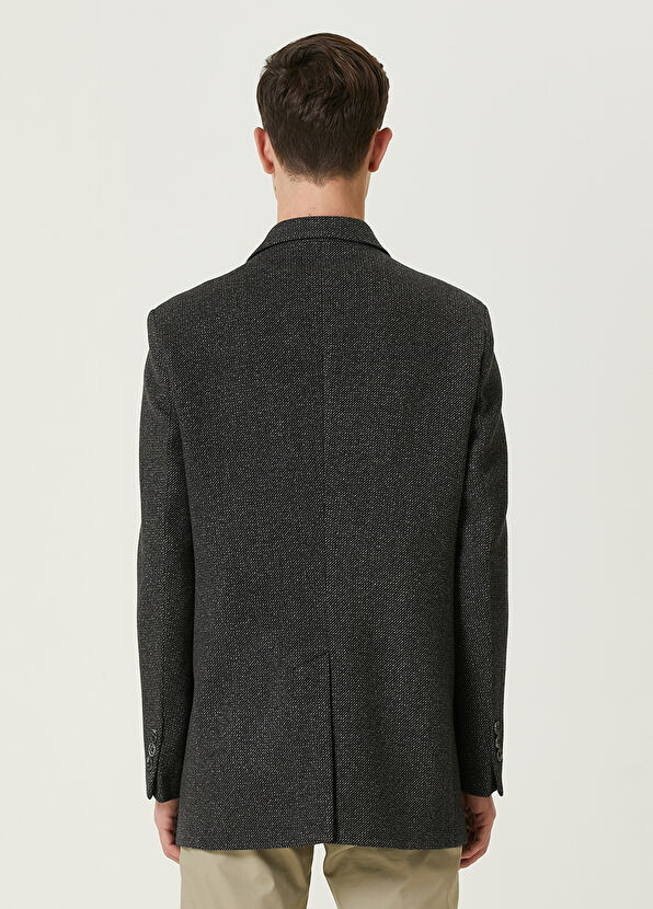 Beymen Club Gri Kruvaze Kaban - 4