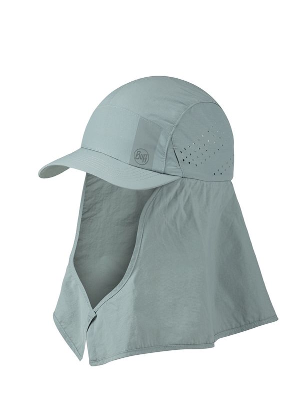 Buff Desert Cap Solid Flint UPF 50 Unisex Hat - 1