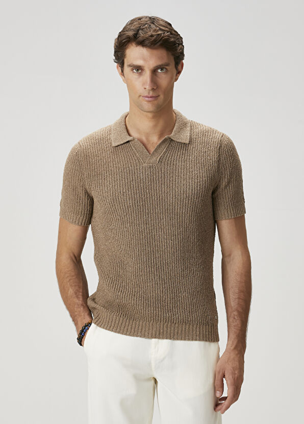 Beymen Club Bej Polo Yaka Triko - 2