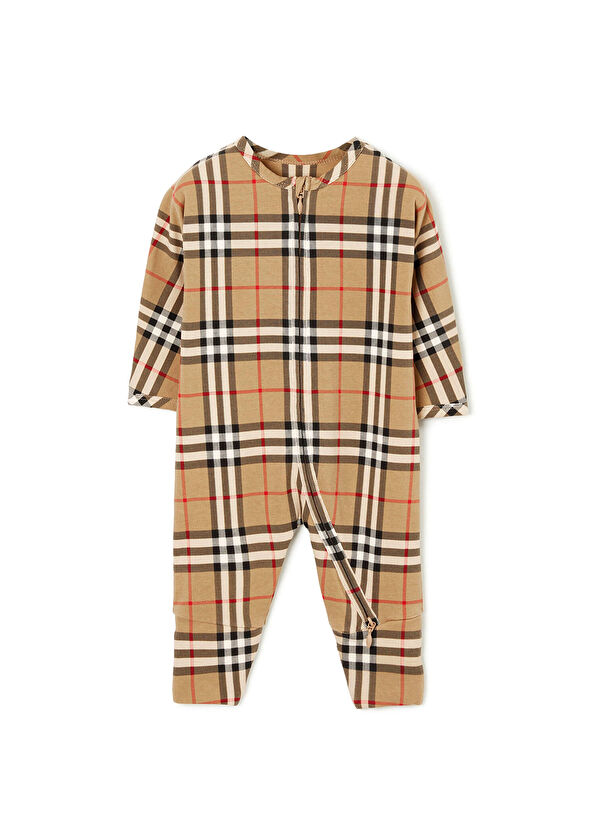 Burberry Claude Cotton 2 Piece Beige Baby Gift Set - 1