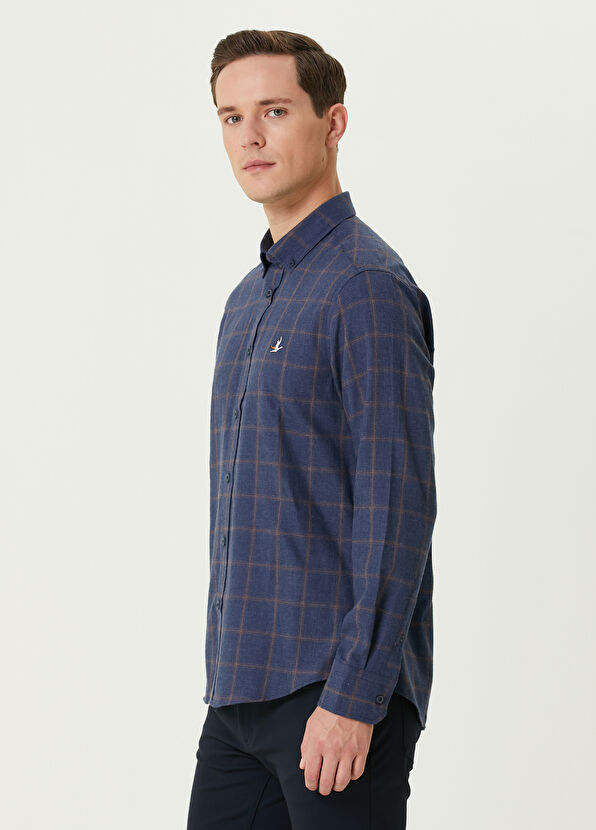 Beymen Club Comfort Fit Indigo Gömlek - 4