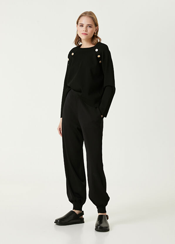 Beymen Club Black Jogger Knit Trousers - 1