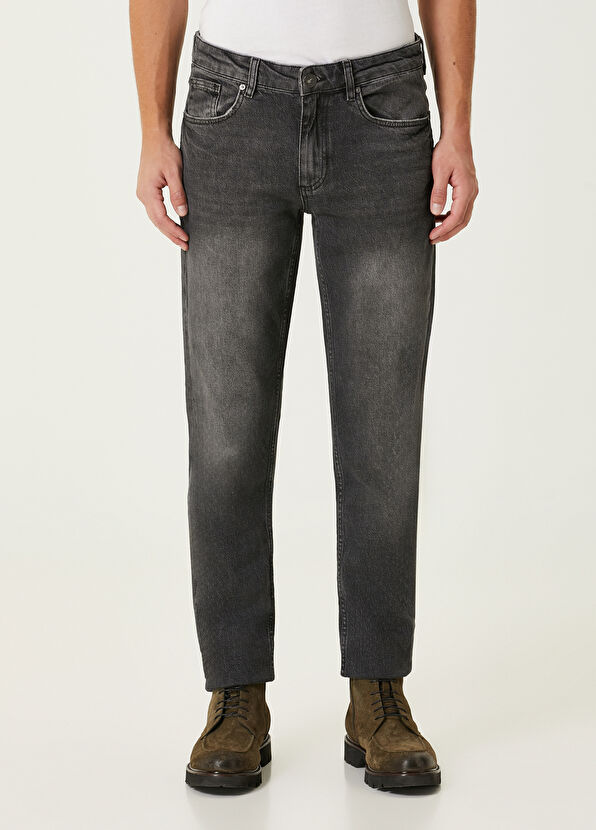 Slim Fit Dark Grey Jeans Beymen Club Slim Fit Dark Grey Jeans - 2