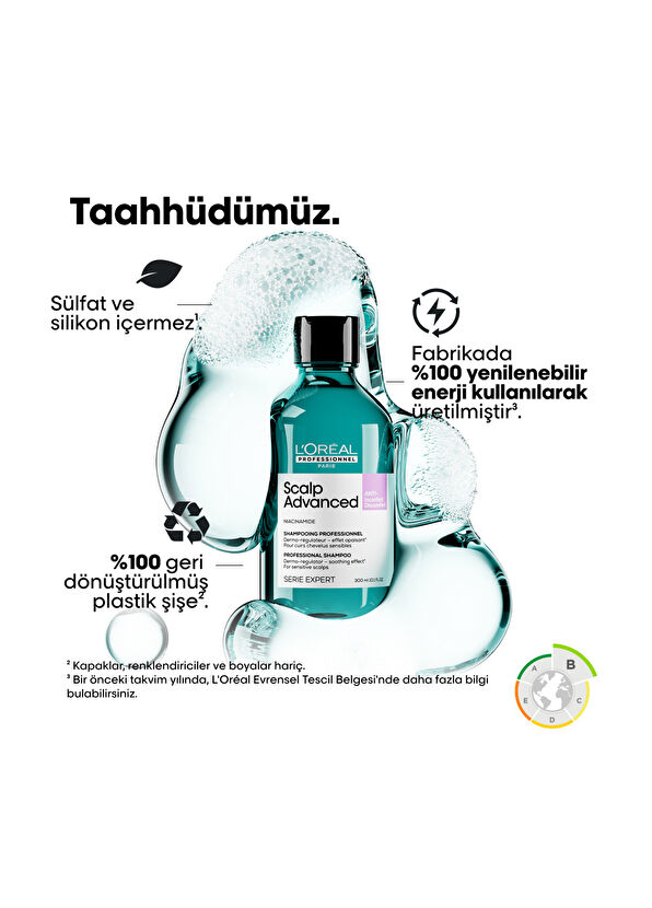 Loreal Professionnel Serie Expert Scalp Advanced Hassas Saç Derisi için Profesyonel Şampuan 500 ml - 4