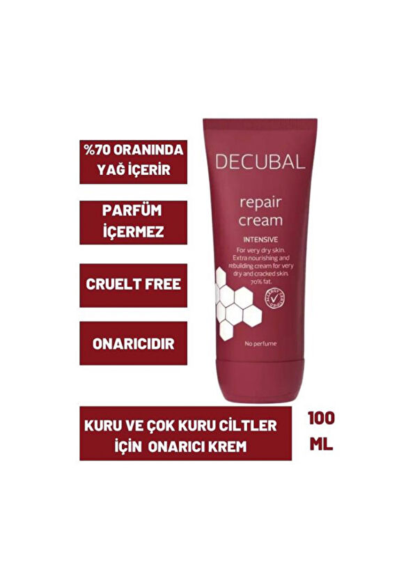 Decubal Basic Repair Onarıcı Yüz Kremi 100 ml + Face Wash Yüz Yıkama Jeli 150 ml +Face Vital Yüz Kremi 50 ml Cilt Bakım Seti - 3