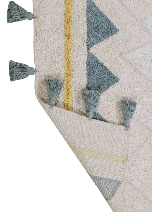 Lorena Canals Vintage Mavi Azteca Natural Çocuk Odası Halı 140x200 cm - 2