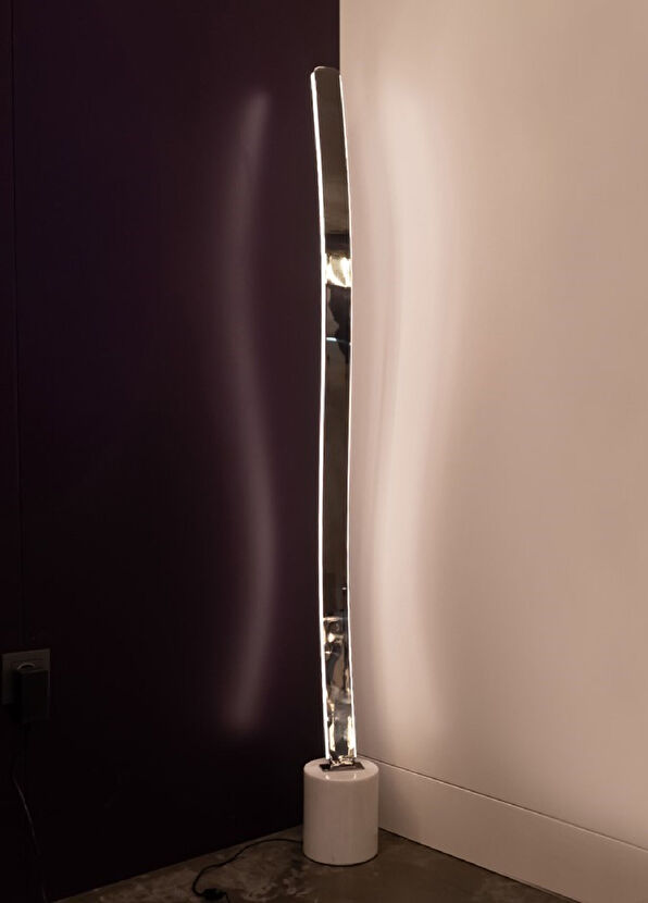 Heka Oslo Platin Beyaz Akrilik Lambader - 2