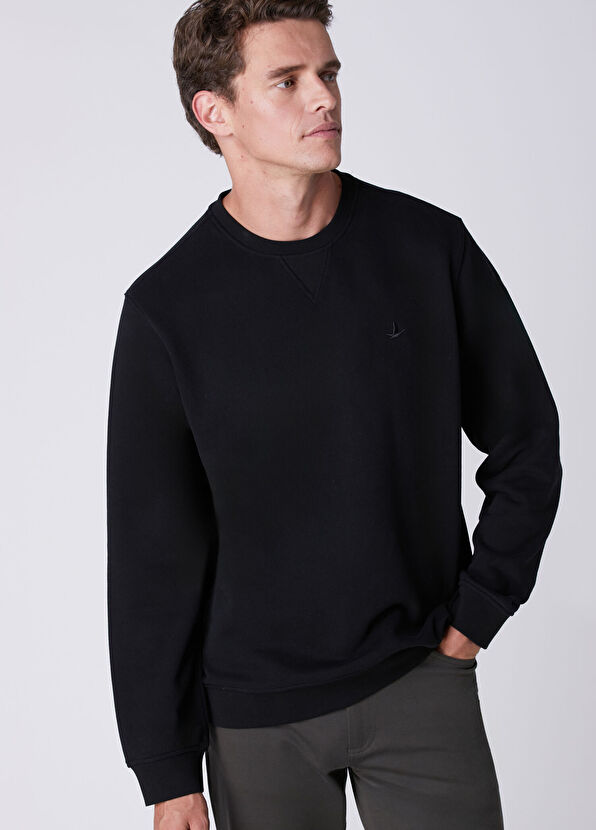 Beymen Club Basic Sweatshirt With Black Logo - 2